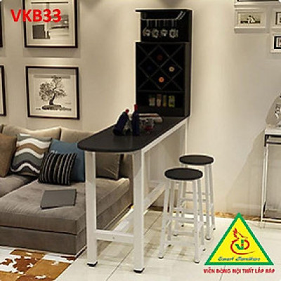 Quầy bar mini, Bàn bar, kệ rượu chia không gian VKB33 - Nội thất lắp ráp Viễn Đông ADV