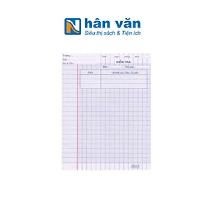 Giấy Kiểm Tra Vibook KT-TN01 (20 Tờ)