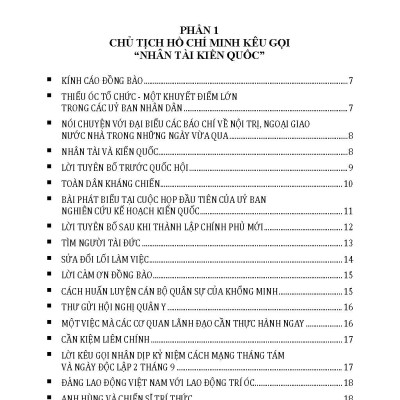 Chủ Tịch Hồ Chí Minh Với Nhân Tài Đất Việt