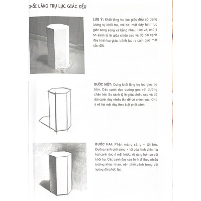 Bí Quyết Hội Họa - Luyện Vẽ Hình Khối - Vanlangbooks