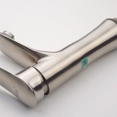 Vòi lavabo nóng lạnh Inox SUS 304 Eurolife EL-ORCHID 02 (Trắng vàng)