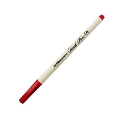 Bút Lông Đầu Cọ Artline Supreme Brush Pen EPFS-F - Màu Đỏ
