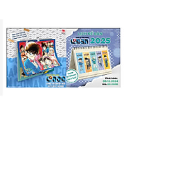 Lịch treo tường + Lịch bàn Conan Năm 2025 (Tặng kèm Poster + Set 5 Bookmark) - Chang Book
