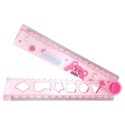 Thước Gập 30 cm Gấu Lotso - Ume DM0346-2T
