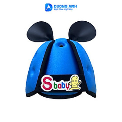 Mũ Bảo Hiểm cho bé từ 6 tháng đến 4 tuổi trọng lượng Siêu Nhẹ - Safety Baby - Màu xanh 