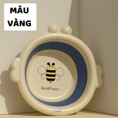 Thau Chậu Rửa Mặt Gấp Gọn Cho Bé - nhiều mẫu