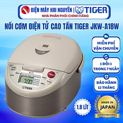 Nồi cơm điện tử cao tần Tiger JKW-A18W 1.8 lít - Hàng Chính Hãng