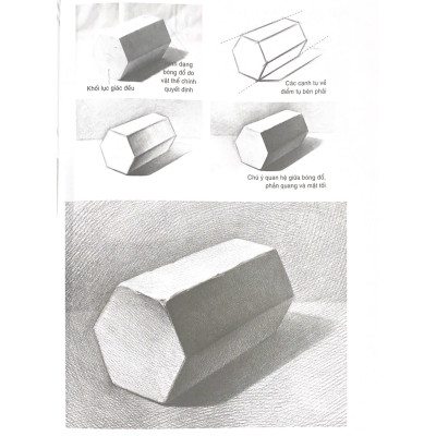 Bí Quyết Hội Họa - Luyện Vẽ Hình Khối - Vanlangbooks