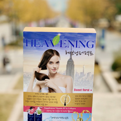 Combo 02 chai Dầu Gội chăm sóc tóc cao cấp Heavening Perfect TẶNG KÈM Hộp & Túi đựng 