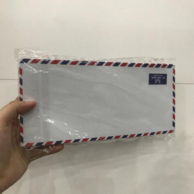 Bao thư sọc nắp xéo có keo 10.8 x 23.5 cm