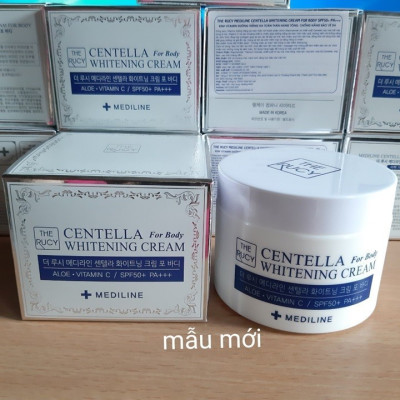 Kem Dưỡng Trắng Da, Chống Nắng Toàn Thân The Rucy Mediline Centella Whitening Cream For Body SPF 50+ PA+++ 100ml
