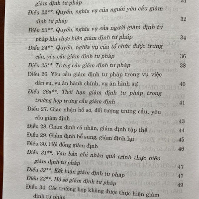 Sách-  Luật Gám Định Tư Pháp ( Hiện hành) ( sửa đổi, bổ sung năm 2018,2020)