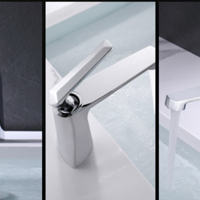 VÒI LAVABO ĐỒNG THAU NÓNG LẠNH EUROVINTO CAO CẤP MÃ V6