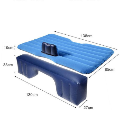 Giường hơi, Nệm hơi ô tô cao cấp phủ vải nhung thích hợp cho các chuyến dã ngoại và nghỉ ngơi trên xe hơi