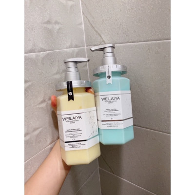 Bộ gội xả Nấm Truffle Weilaiya phục hồi đa tầng, giúp tóc mềm mượt  900ml