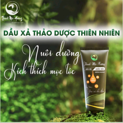 Dầu gội thảo dược dân gian Thanh Mộc Hương sạch gàu mượt tóc phục hồi tóc hư tổn chẻ ngọn 350ml