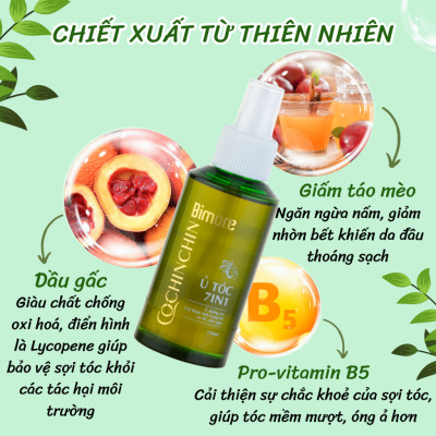 Hỗn hợp ủ tóc 7in1 dưỡng tóc chắc khỏe, thúc đẩy tóc mọc nhanh, mọc nhiều