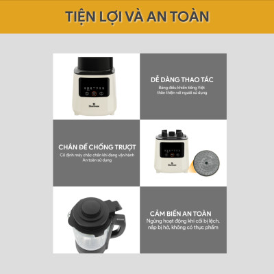 Máy Làm Sữa Hạt BlueStone BLB-6035 (1700W) - Hàng chính hãng