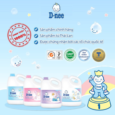 Nước Xả Quần Áo Cho Bé D-nee màu Hồng - Tem phụ Công ty Đại Thịnh