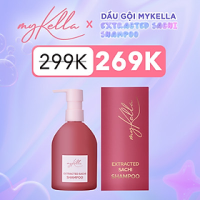 Dầu Gội myKella Làm Sạch, Phục Hồi Tóc Chiết Xuất Sacha Inchi  300ml
