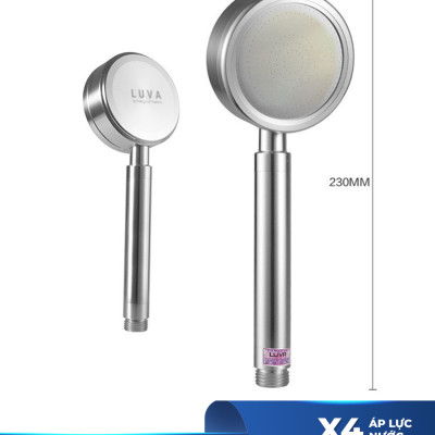 Combo vòi sen tăng áp LUVA VS4 kèm dây sen LUVA dài 1.5m