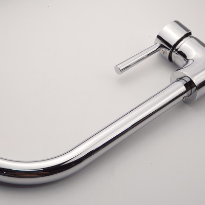 Vòi rửa  chén nóng lạnh Đồng mạ Chrome Eurolife EL-KM01 (Trắng bạc)