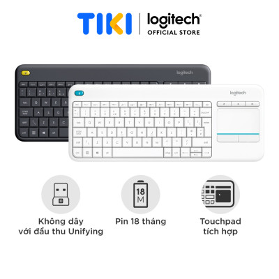 Bàn Phím Không Dây Logitech K400 PLUS - Hàng Chính Hãng