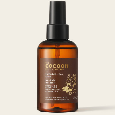 Combo Nước dưỡng tóc Sa-chi Cocoon 140ml + Serum Sa-chi phục hồi tóc Cocoon 70ml