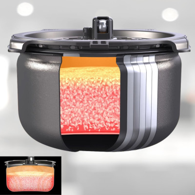 Nồi Cơm Điện Tử Cao Tần Tiger JPK-W10W 1 lít - Hàng chính hãng