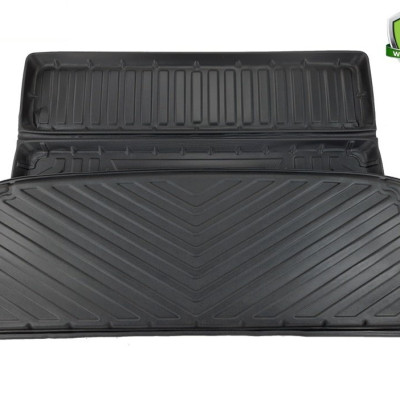 Thảm lót cốp xe ô tô qd Mercedes GLS 2015 - 2019 nhãn hiệu Macsim chất liệu TPV cao cấp màu đen