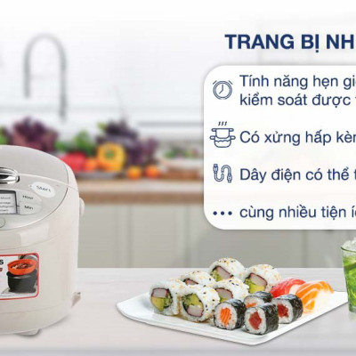 HÀNG CHÍNH HÃNG: Nồi cơm điện Tiger dung tích 1.8l JAX - S18W MADE IN JAPAN 