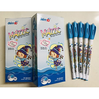 Bút Gel Xoá Được Điểm 10 Thiên Long TP-Gele01 (20 cây/ hộp)