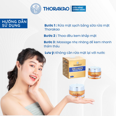 Kem Nghệ Collagen Thorakao Căng Bóng Da Mặt 10G
