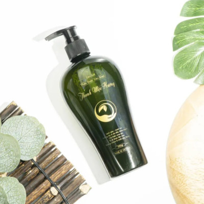 Dầu gội thảo dược dân gian Thanh Mộc Hương sạch gàu mượt tóc phục hồi tóc hư tổn chẻ ngọn 350ml