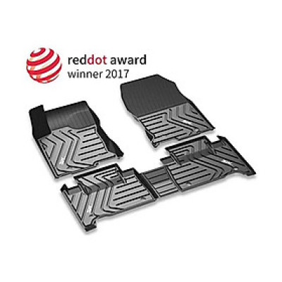 Thảm lót sàn xe ô tô LEXUS NX 2013- đến nay Nhãn hiệu Macsim 3W chất liệu nhựa TPE đúc khuôn cao cấp - màu đen