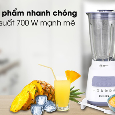 Máy xay sinh tố Philips HR2222/00 (700W) - Hàng Chính Hãng