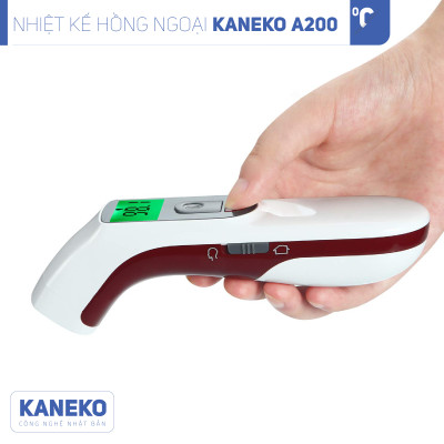 Nhiệt kế hồng ngoại KANEKO A200,Nhiệt kế cầm tay,Nhiệt kế đo trán,Nhiệt kế điện tử,Nhiệt kế đo độ sữa,Nhiệt kế đo nhiệt độ dành cho trẻ em,Máy đo thân nhiệt