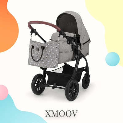 Bộ xe đẩy Kinderkraft XMOOV3IN1 cho bé từ 0 tháng tuổi đến 22kg