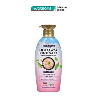Dầu Gội Elastine Organist Dưỡng Tóc Muối Hồng Himalaya 500ml