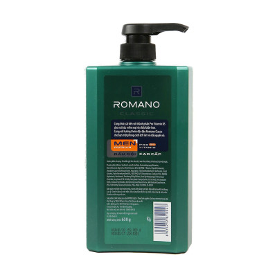 Dầu Gội Romano Deluxe Classic (650g)