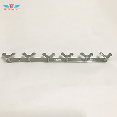 Móc áo treo tường inox đa năng Tín Thành Phát – Treo áo khoác, quần, túi xách, giúp tối ưu không gian