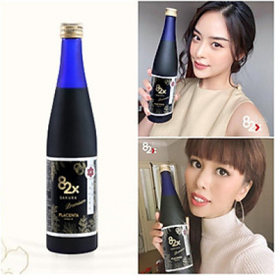 82X PLACENTA SAKURA PREMIUM (DÒNG CAO CẤP) 450.000mg Nhau Thai "Heo Hạnh Phúc" -  Nước Uống Đẹp Da Đến Từ Nhật Bản 500ml