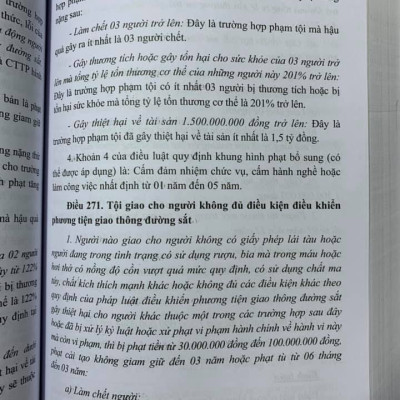 Bình Luận Khoa Học Bộ Luật Hình Sự  Năm 2015 (Sửa Đổi, Bổ Sung Năm 2017) Quyển 2 - Phần Các Tội Phạm