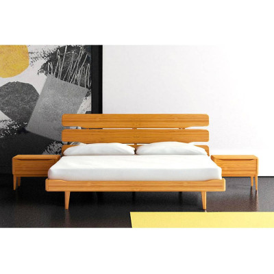 Giường đơn Tentai gỗ sồi