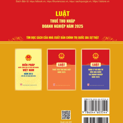 Luật thuế thu nhập doanh nghiệp năm 2025 - bản in 2025