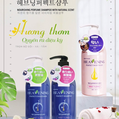 Dầu gội dưỡng chất suôn mượt HEAVENING