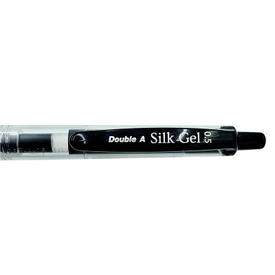 DoubleA - Bút bi mực Gel-Đen-0.5mm