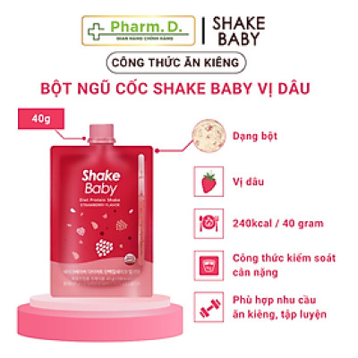 Bột Ngũ Cốc Ăn Kiêng Giúp Hỗ Trợ Kiểm Soát Cân Nặng, Cải Thiện Vóc Dáng Diet Formular Protein Shake Baby (35g) từ Hàn Quốc
