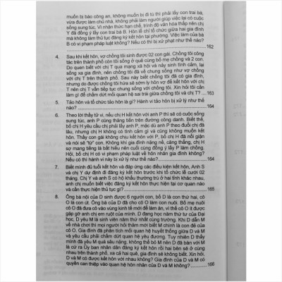Sách Luật Hôn Nhân và Gia Đình - Luật Phòng, Chống Bạo Lực Gia Đình và 166 Tình Huống Giải Đáp Pháp Luật về Hôn Nhân Gia Đình (V2301D)