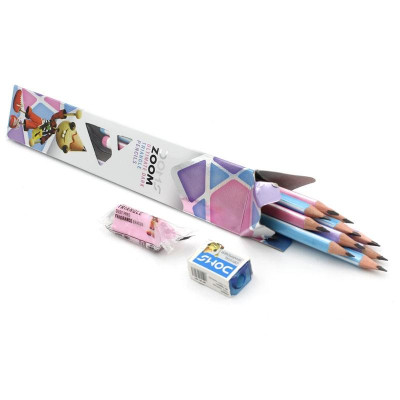 Hộp 12 Bút Chì Gỗ DOMS Zoom Ultimate 3412